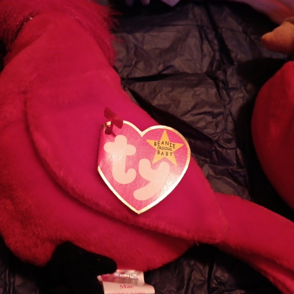 NWT TY BEANIE BABIES ROCKET, JABBER, EARLY, KUKU & MAC - Picture 2 of 14